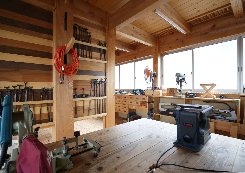 広々とした工房