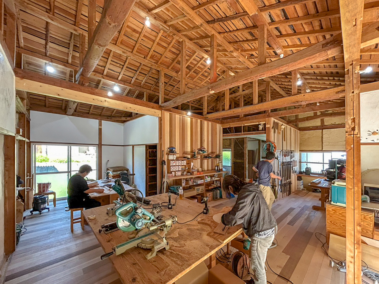 木ままBASE 工房内観